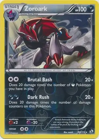Zoroark Reverse Holo 90