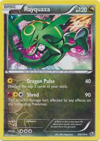 Rayquaza Reverse Holo 93