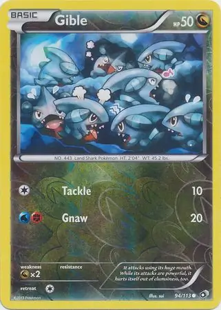Gible Reverse Holo 94 Normal