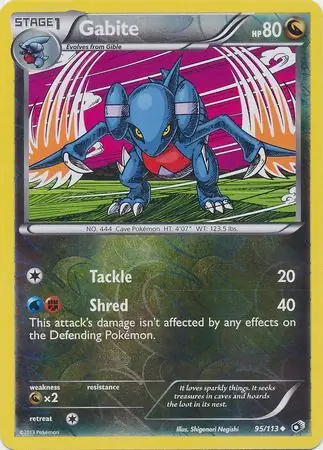 Gabite Reverse Holo 95 Normal