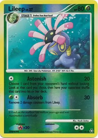 Lileep Reverse Holo 105