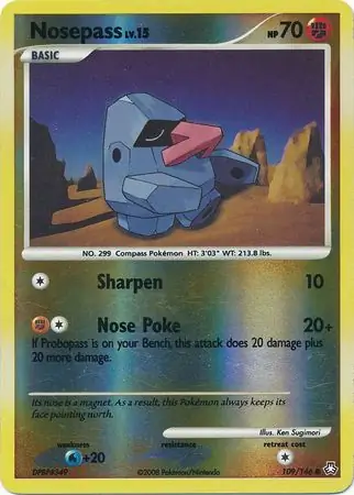 Nosepass Reverse Holo 109
