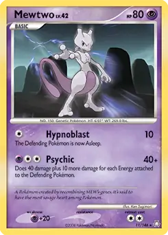 Mewtwo Holo 11 Normal