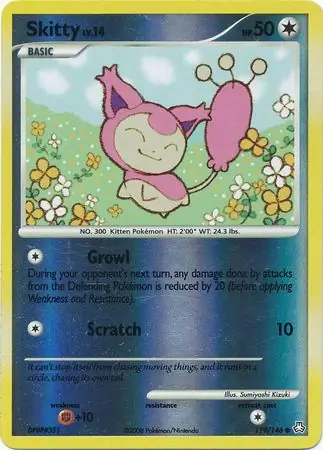 Skitty Reverse Holo 119 Normal