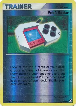 Poke Radar Reverse Holo 133 Normal