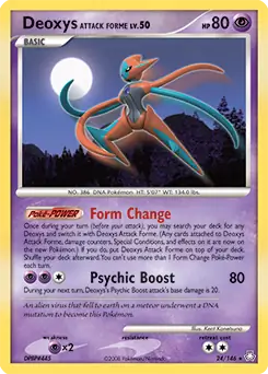 Deoxys Attack Forme 24 Normal