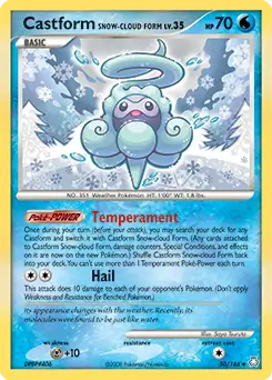 Castform Snow-Cloud Form 50