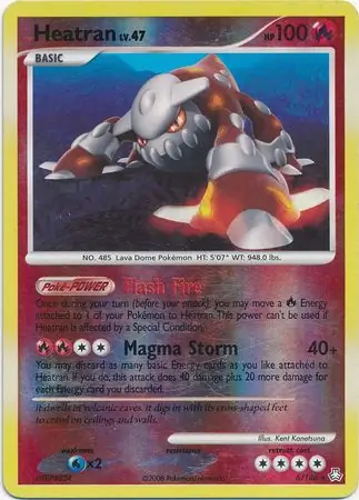 Heatran Reverse Holo 6