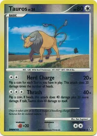Tauros Reverse Holo 74