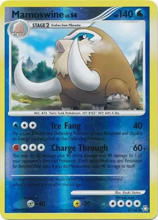 Mamoswine Reverse Holo 9