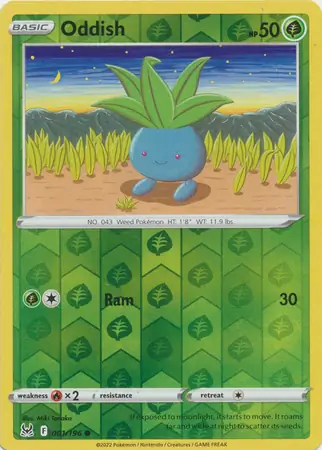 Oddish Reverse Holo 001 Normal