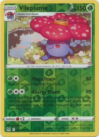 Vileplume Reverse Holo 003 Normal