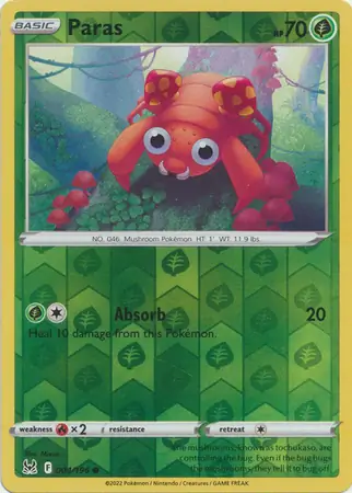Paras Reverse Holo 004