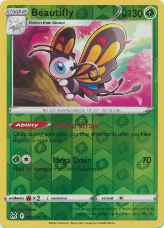 Beautifly Reverse Holo 008