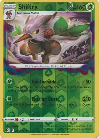 Shiftry Reverse Holo 013 Normal