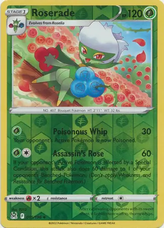 Roserade Reverse Holo 015 Normal