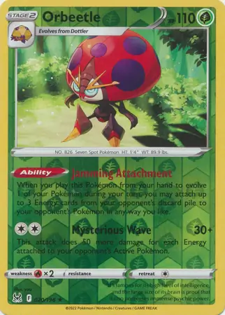 Orbeetle Reverse Holo 020 Normal