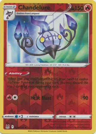 Chandelure Reverse Holo 026