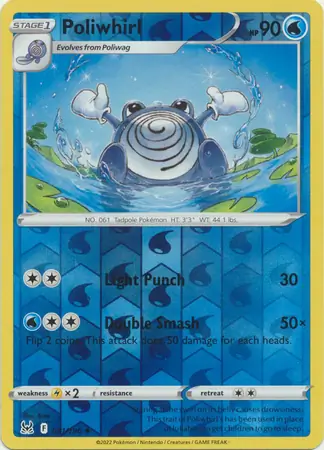 Poliwhirl Reverse Holo 031