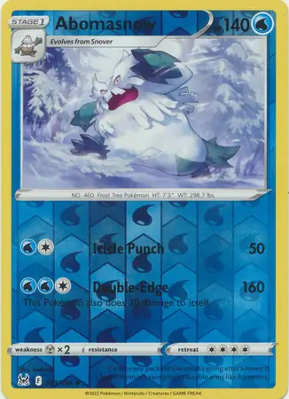 Abomasnow Reverse Holo 043