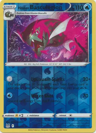 Hisuian Basculegion Reverse Holo 045 Normal