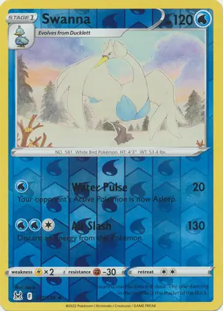 Swanna Reverse Holo 047 Normal