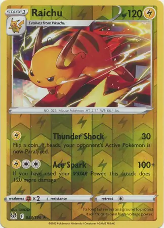 Raichu Reverse Holo 053 Normal