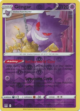 Gengar Reverse Holo 066
