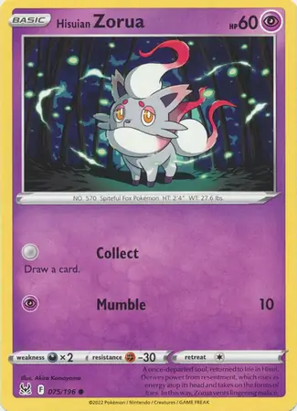 Hisuian Zorua 075 Normal