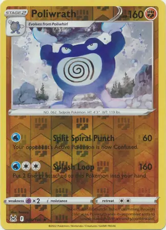 Poliwrath Reverse Holo 085 Normal