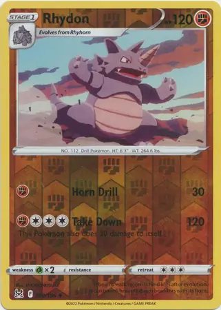 Rhydon Reverse Holo 090