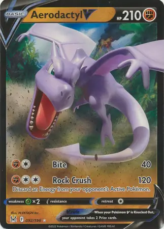 Aerodactyl V 092 Normal