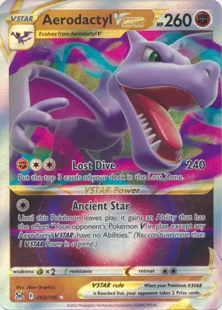 Aerodactyl VSTAR 093 Normal