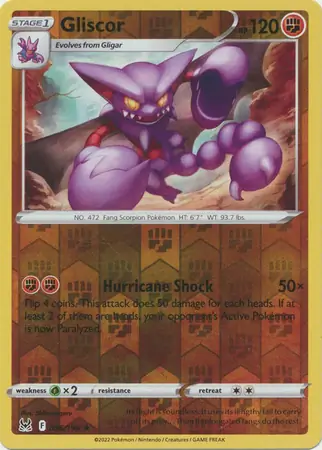 Gliscor Reverse Holo 096