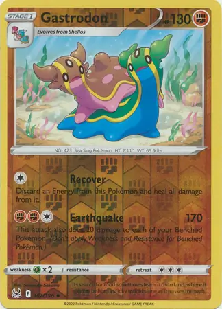 Gastrodon Reverse Holo 102 Normal
