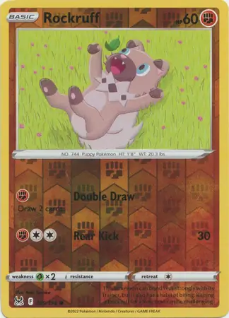 Rockruff Reverse Holo 109 Normal
