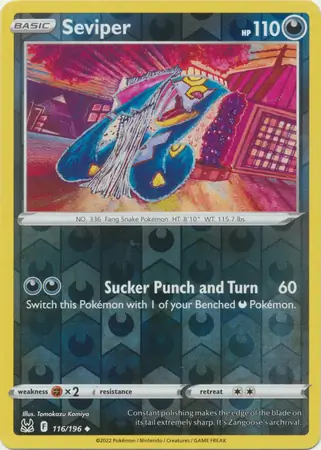 Seviper Reverse Holo 116