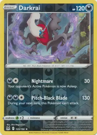 Darkrai Reverse Holo 120 Normal