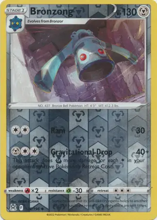 Bronzong Reverse Holo 126 Normal