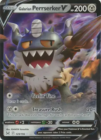 Galarian Perrserker V 129 Normal