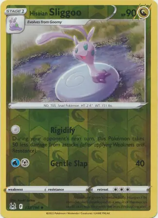 Hisuian Sliggoo Reverse Holo 133 Normal