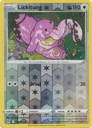 Lickitung Reverse Holo 138 Normal