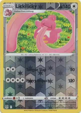 Lickilicky Reverse Holo 139 Normal