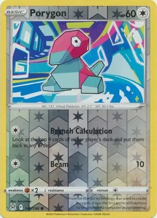 Porygon Reverse Holo 140