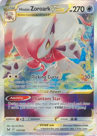 Hisuian Zoroark VSTAR 147