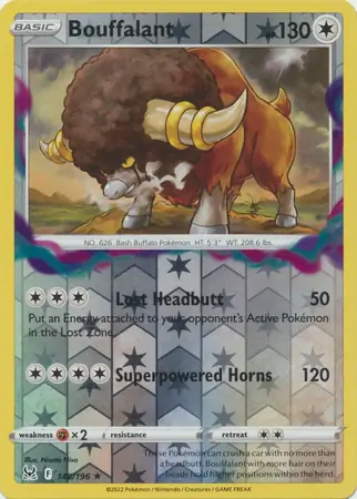 Bouffalant Reverse Holo 148 Normal