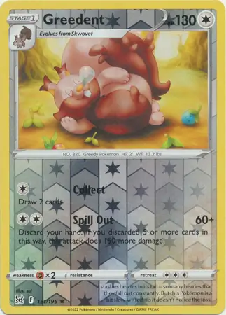 Greedent Reverse Holo 151 Normal