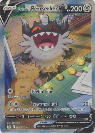 Galarian Perrserker V 184 Normal
