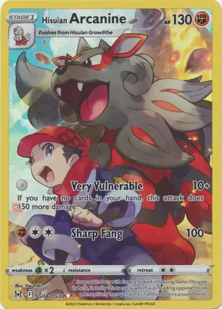 Hisuian Arcanine TG08