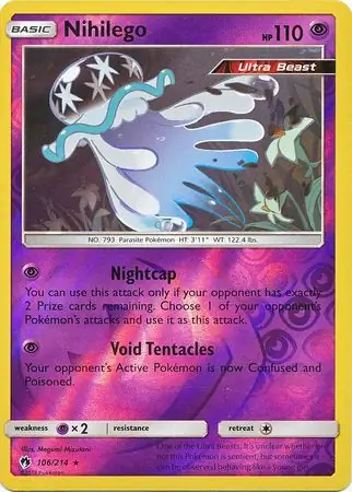 Nihilego Reverse Holo 106 Normal